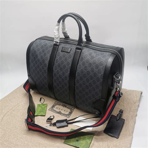 gucci carry all bag|Gucci carry on duffle bag.